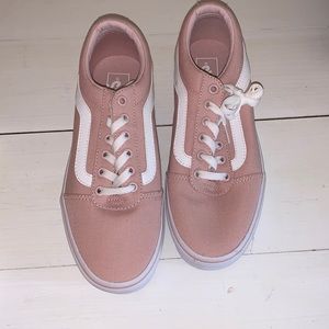 Pink Vans size 9 - new